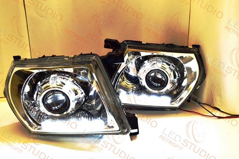 Проект биксеноновых фар Nissan Patrol GR Y61 ORBIT 99-05
